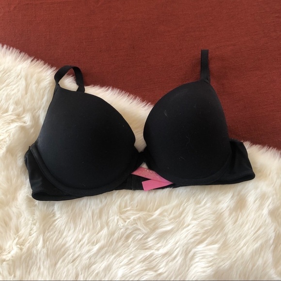 PINK Victoria's Secret Other - PINK VS black push-up bra sz.34C